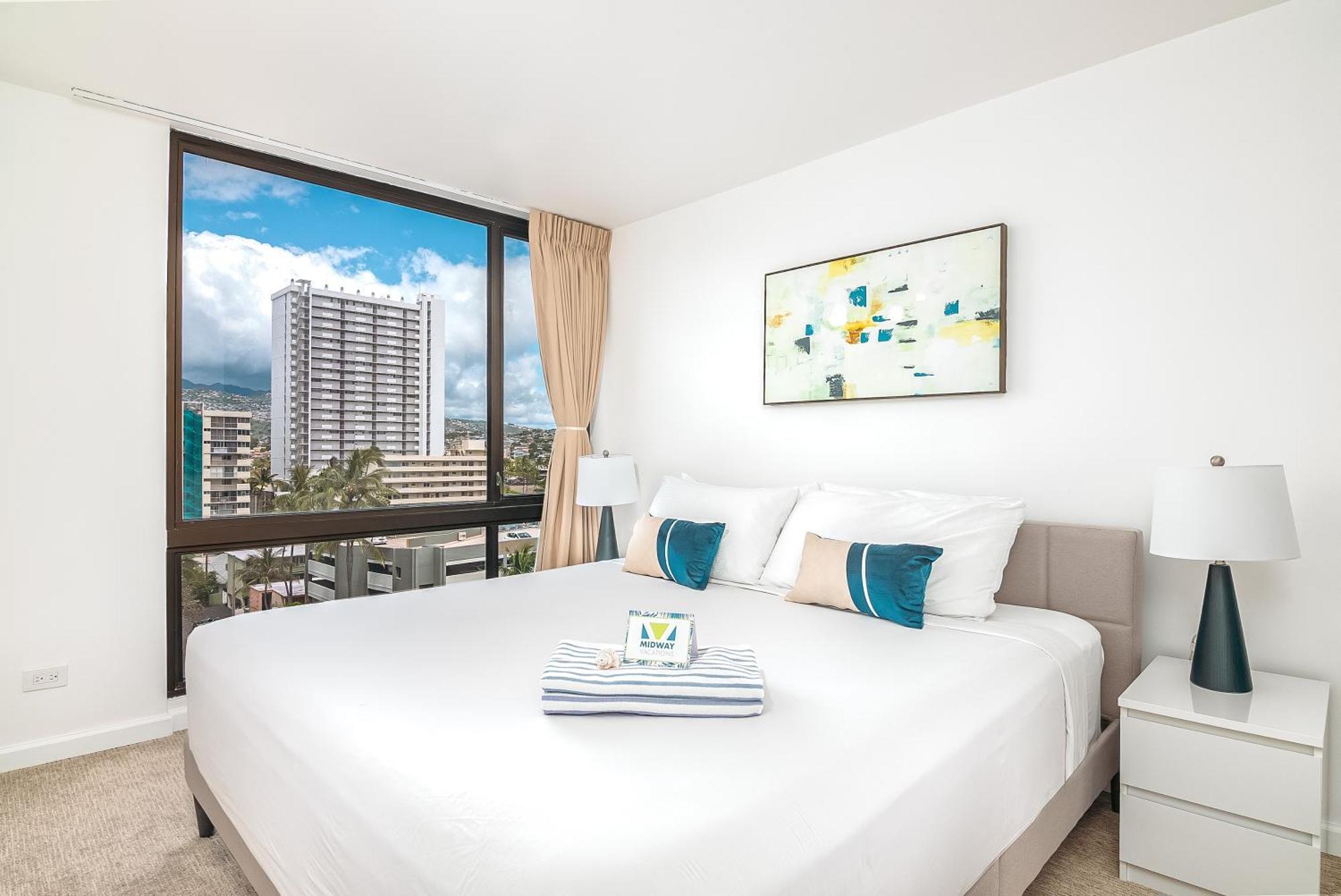 Newly Renovated 2 Bedroom Condo, 1 Block To Waikiki Beach, Free Parking Honolulu Eksteriør bilde